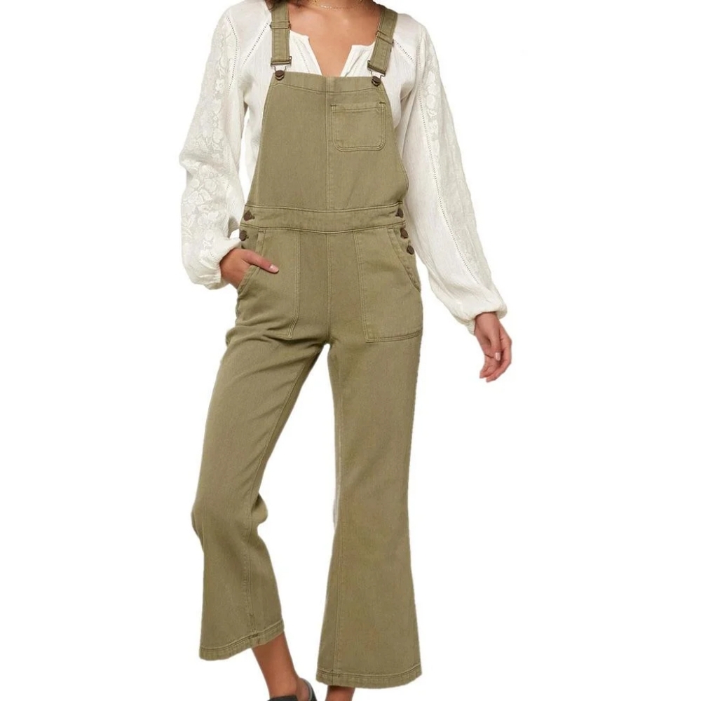 O'Neill Audra Overalls in Olive